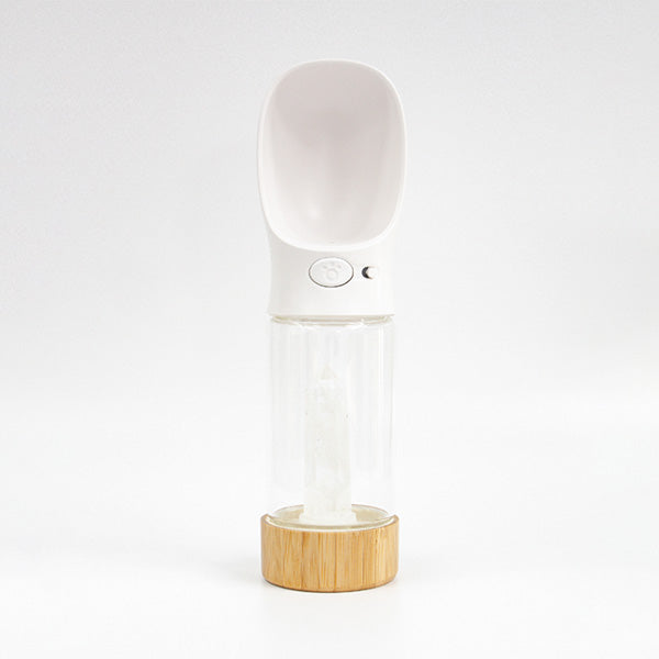 Merci Collective Urban Oasis Clear Quartz Bottle