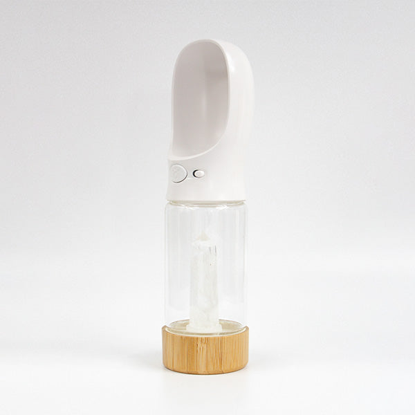 Merci Collective Urban Oasis Clear Quartz Bottle