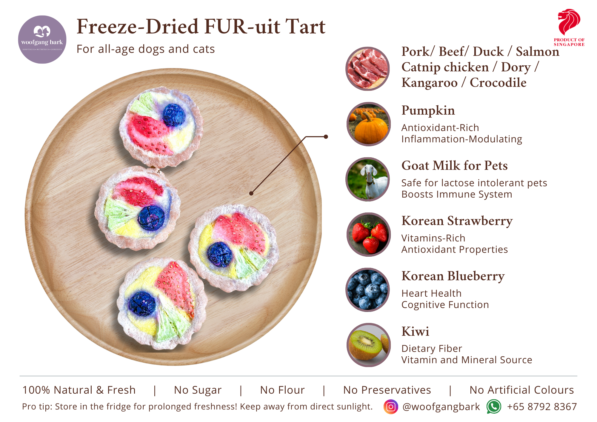 Woofgang Bark Fur-uit Tarts