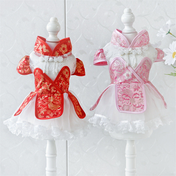 The Collective Fortune Blossom Dress | Red