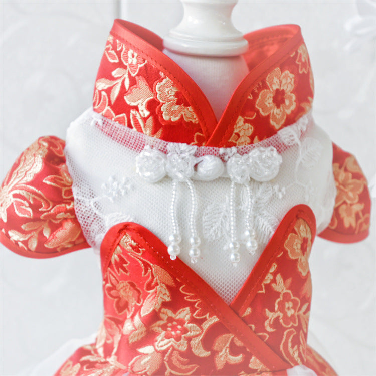 The Collective Fortune Blossom Dress | Red