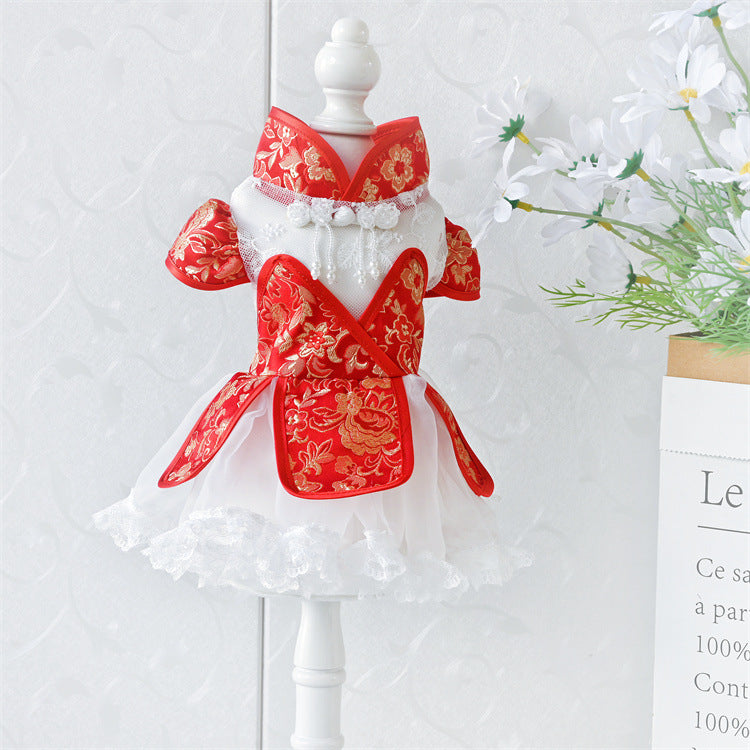 The Collective Fortune Blossom Dress | Red