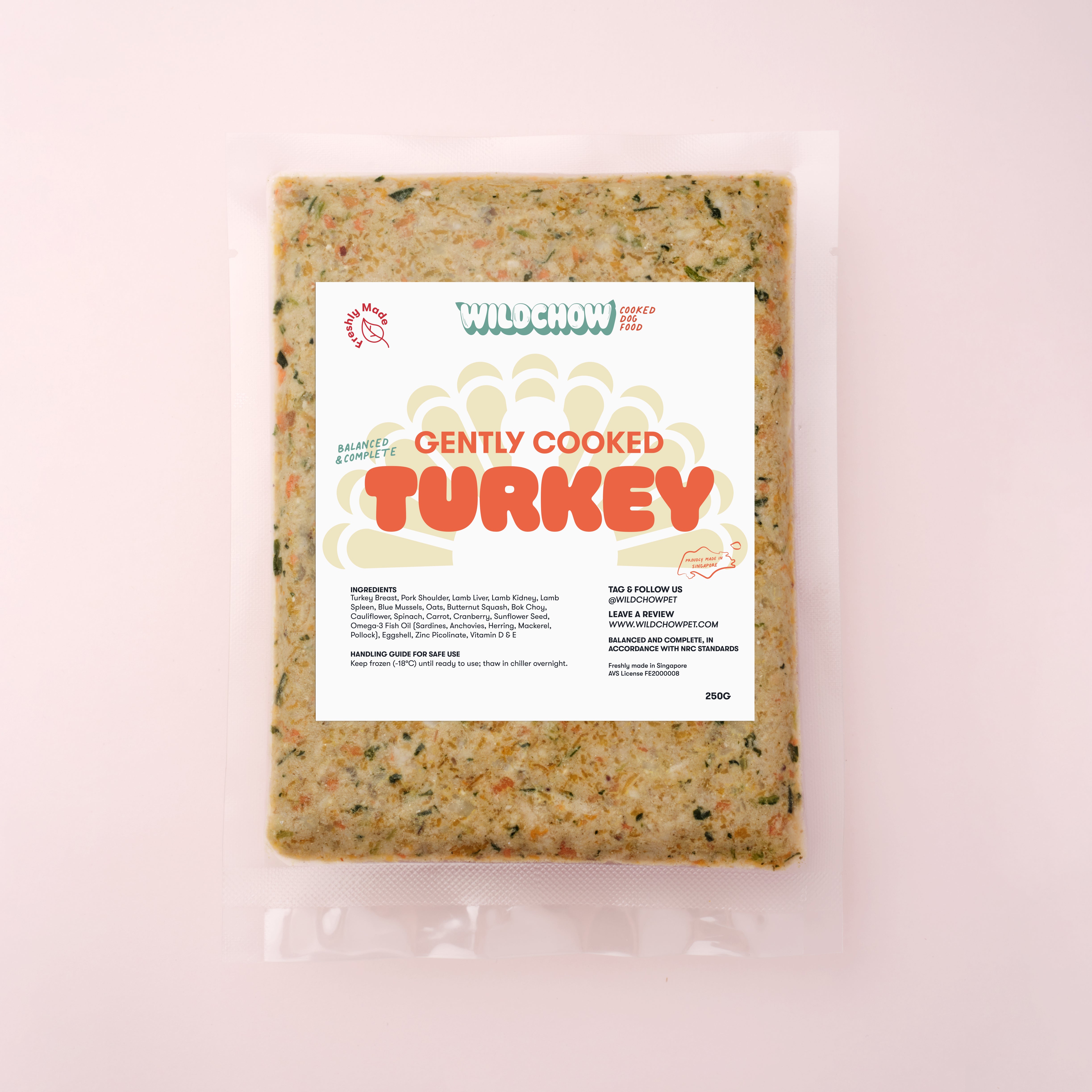 Wildchow Turkey Cooked Food