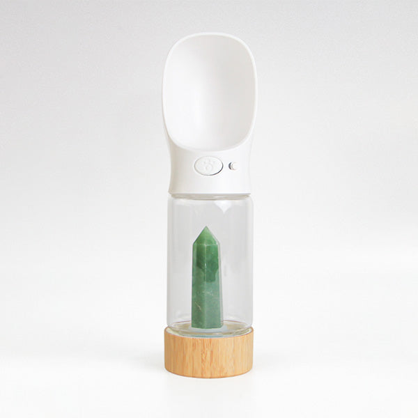 Merci Collective Urban Oasis Green Aventurine Bottle
