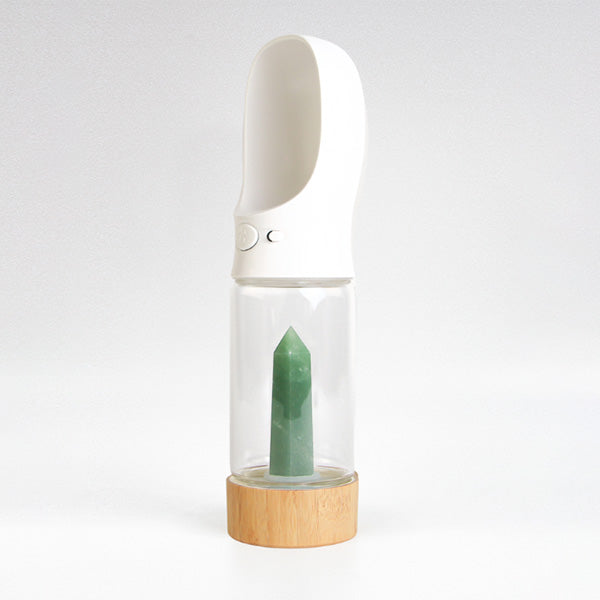 Merci Collective Urban Oasis Green Aventurine Bottle