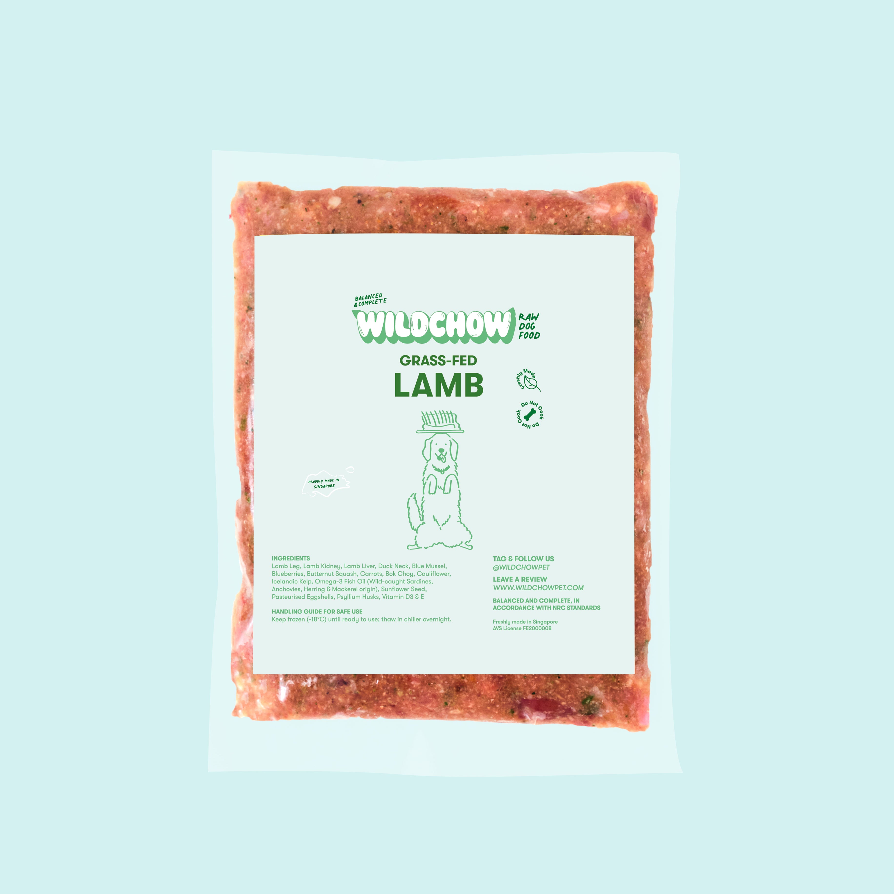 Wildchow Lamb Raw food