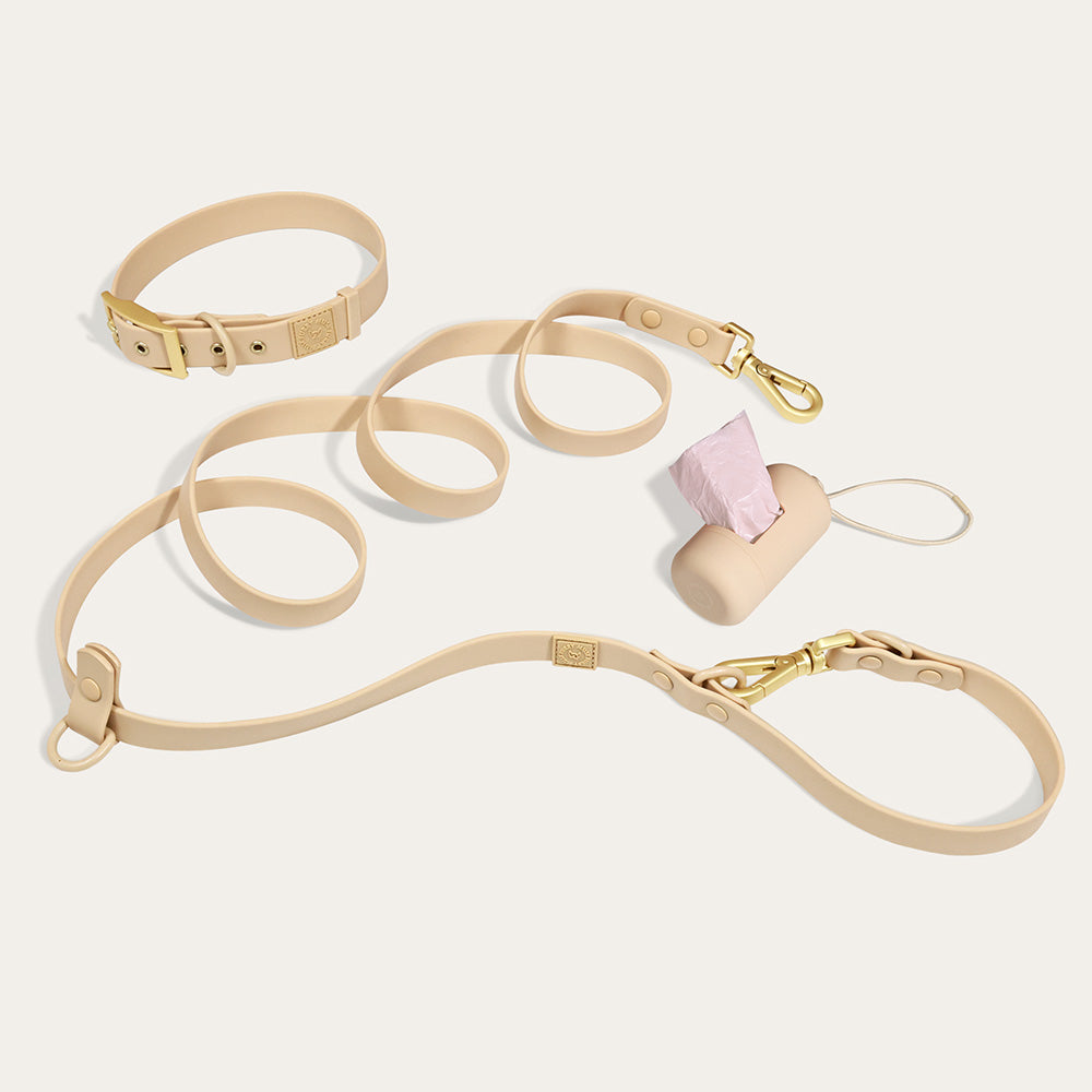 Furry Muse Wander! Waterproof Collar Latte