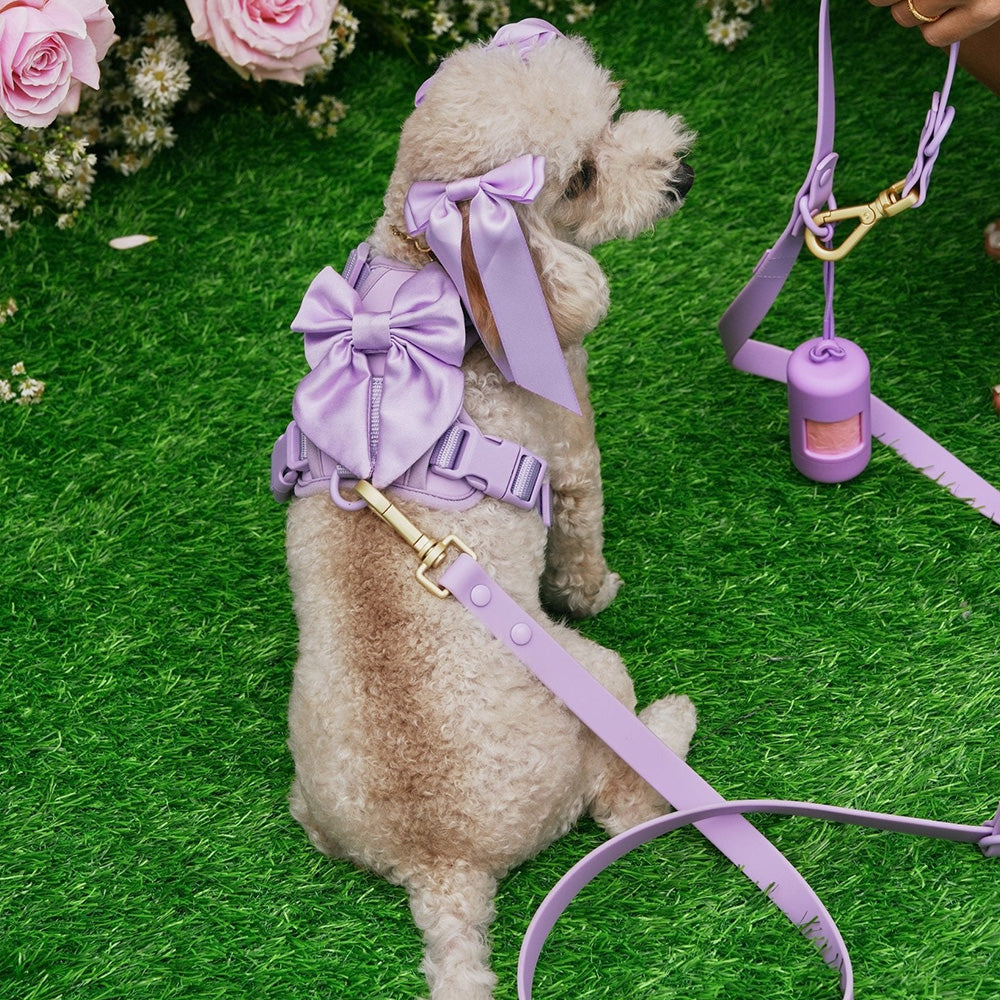 Furry Muse Petite Bow Clips Lilac