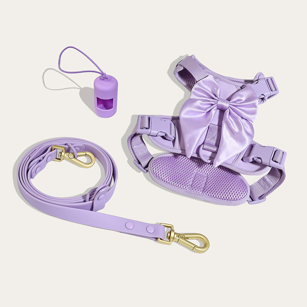 Furry Muse Wander! Bow Harness Lilac
