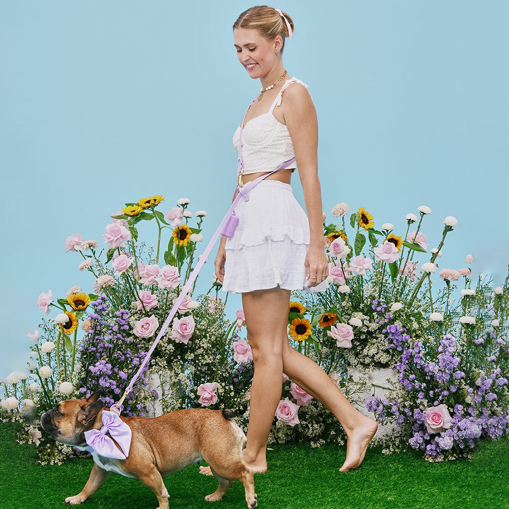 Furry Muse Wander! Multiway Waterproof Leash Lilac