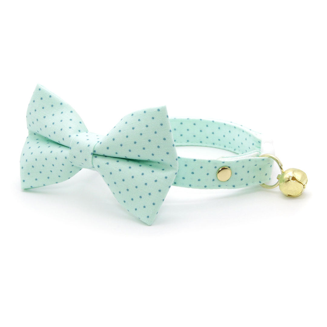 Made By Cleo Mint To Be Bow Tie Cat Collar