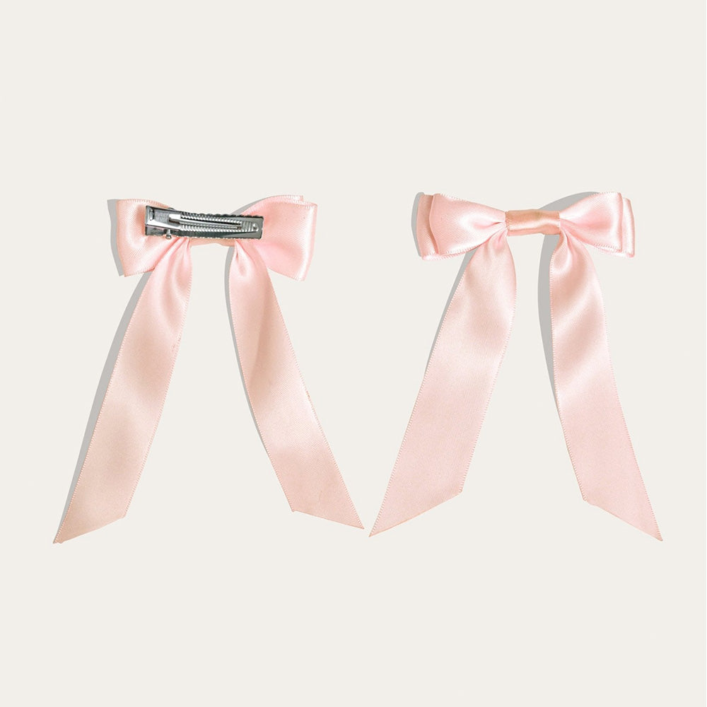 Furry Muse Petite Bow Clips Blossom