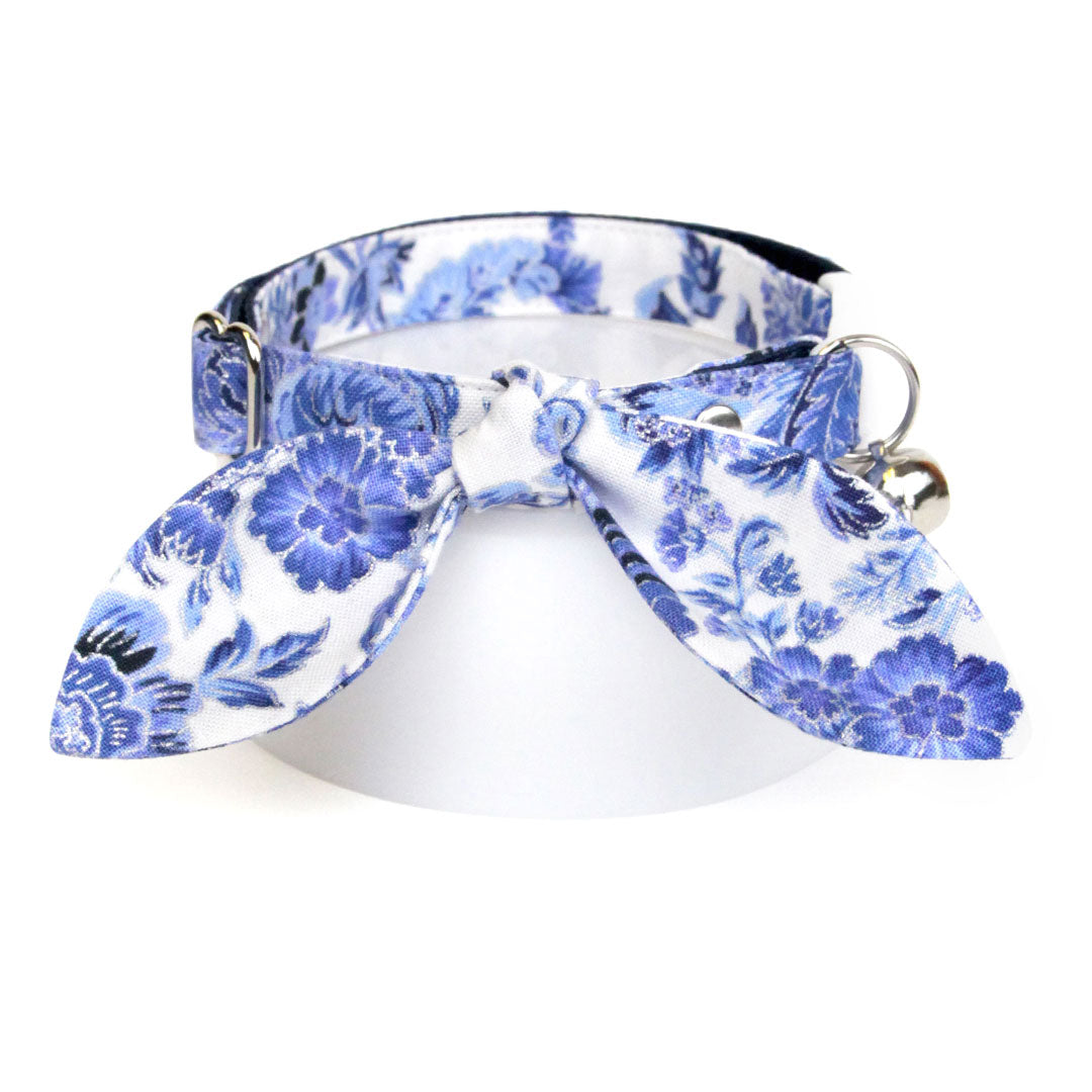 Made By Cleo Porcelain Paisley Bunny Tie Cat Collar