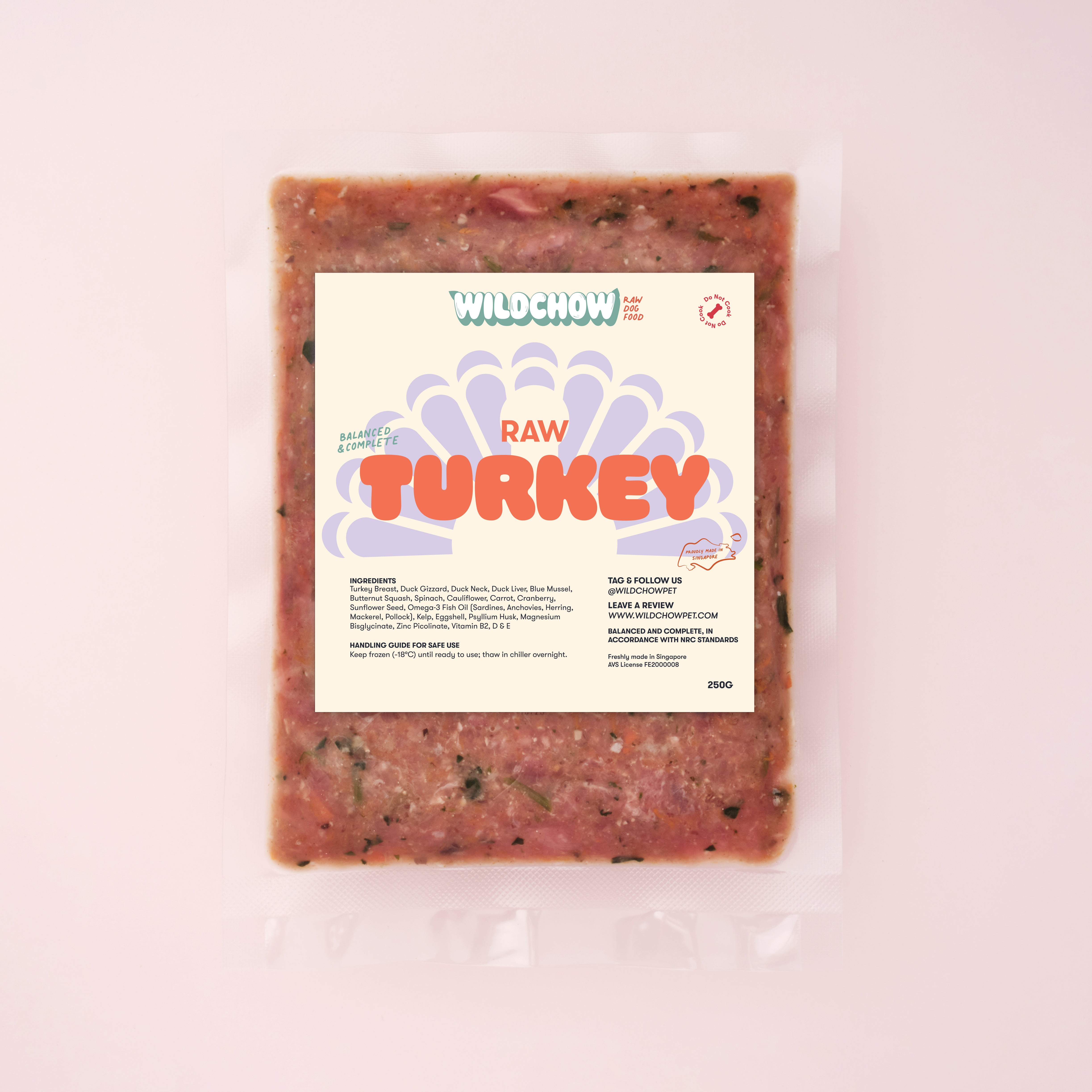 Wildchow Turkey Raw Food