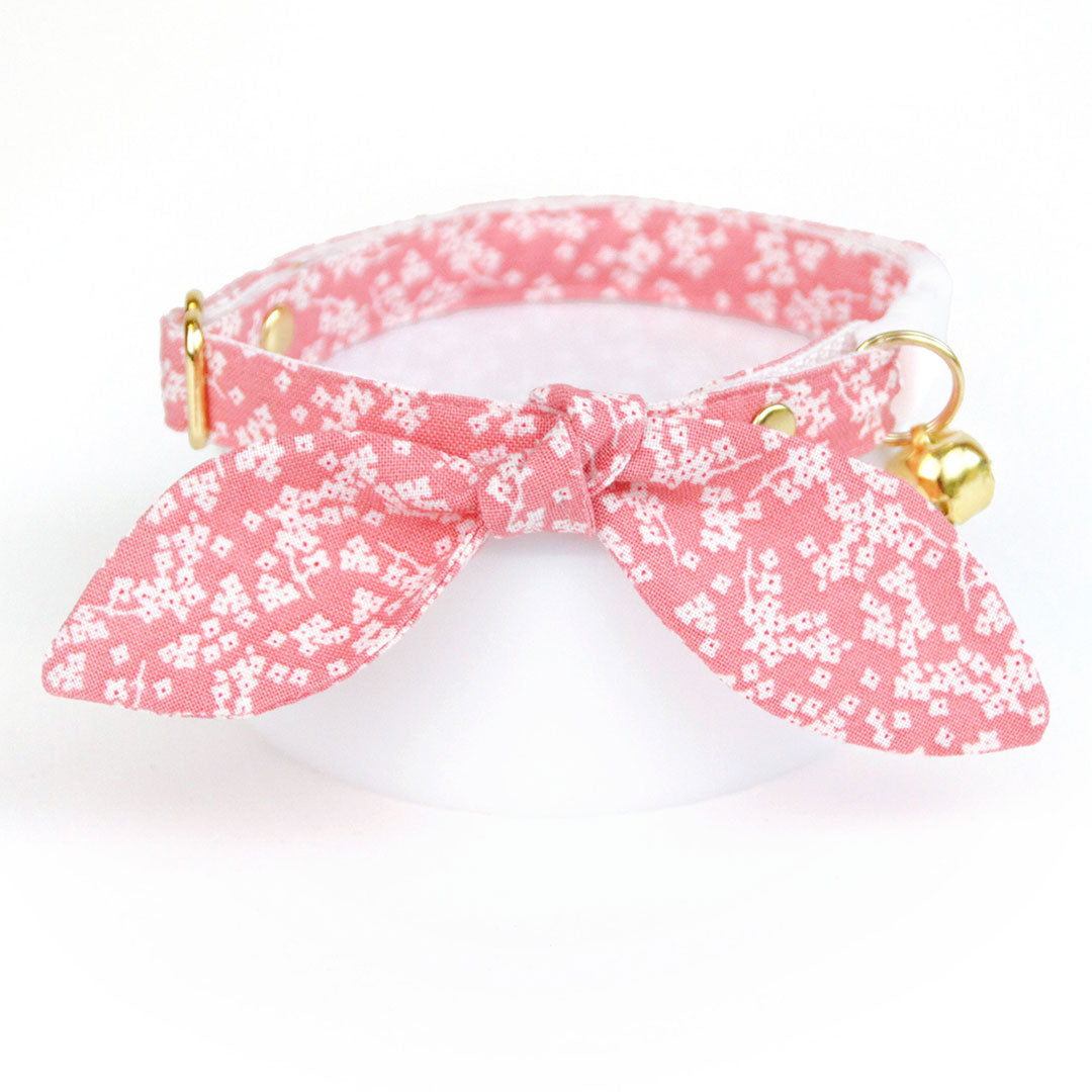 Made By Cleo Sakura Bunny Tie Cat Collar