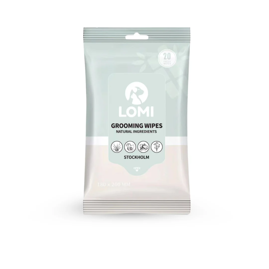 Lomi Bamboo Grooming Wipes | Mini