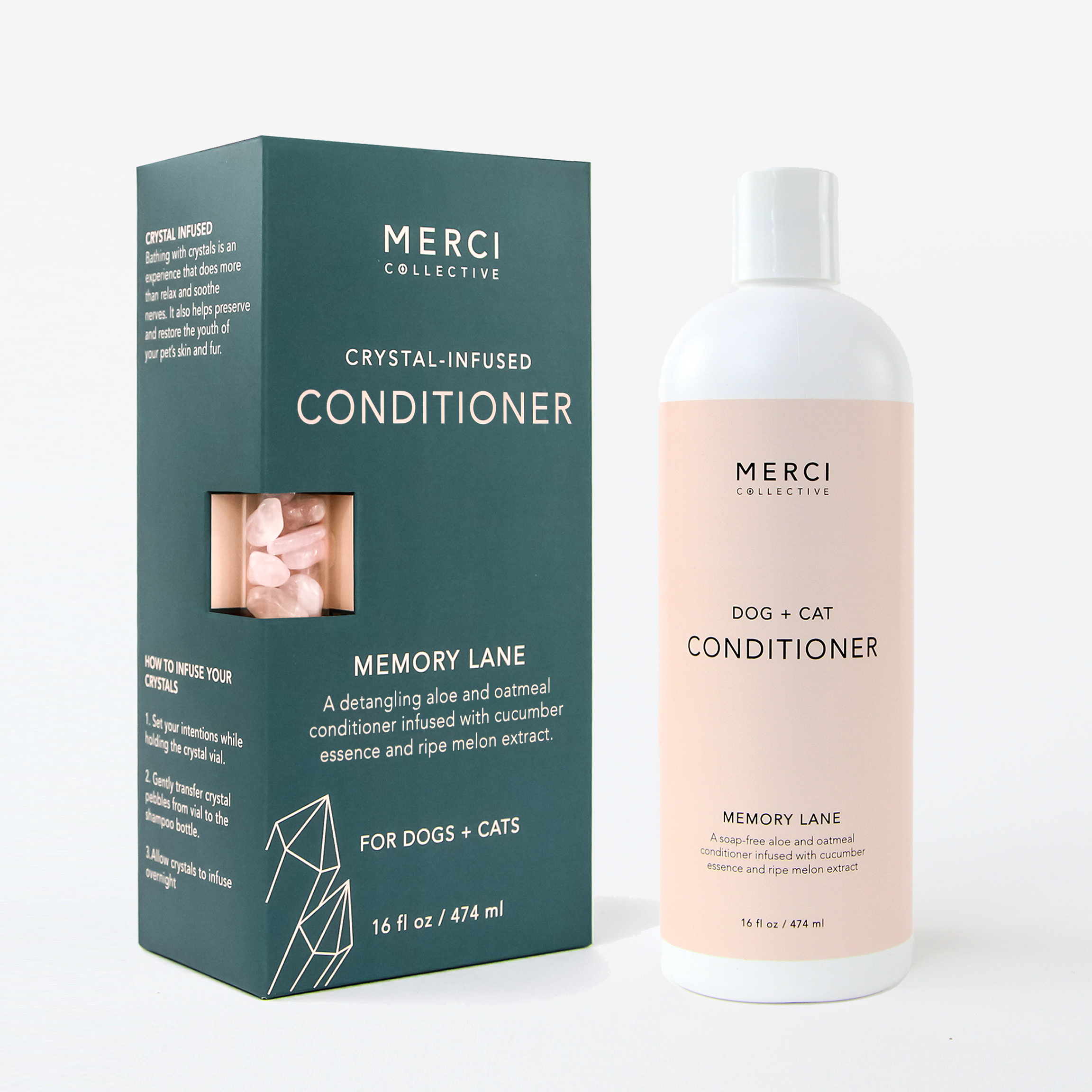Merci Collective Memory Lane Conditioner | Rose Quartz