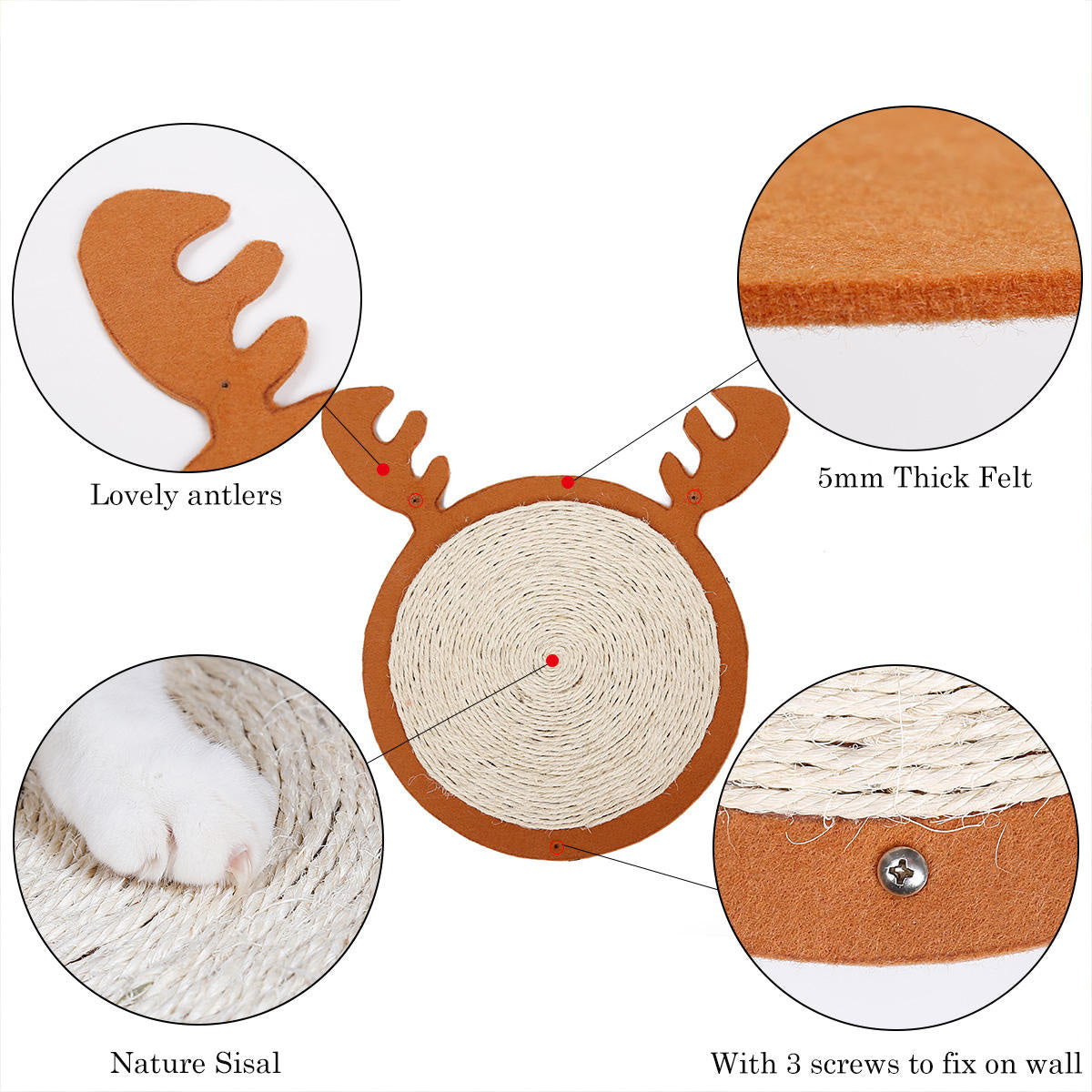 The Collective Rudolph Cat Scratcher
