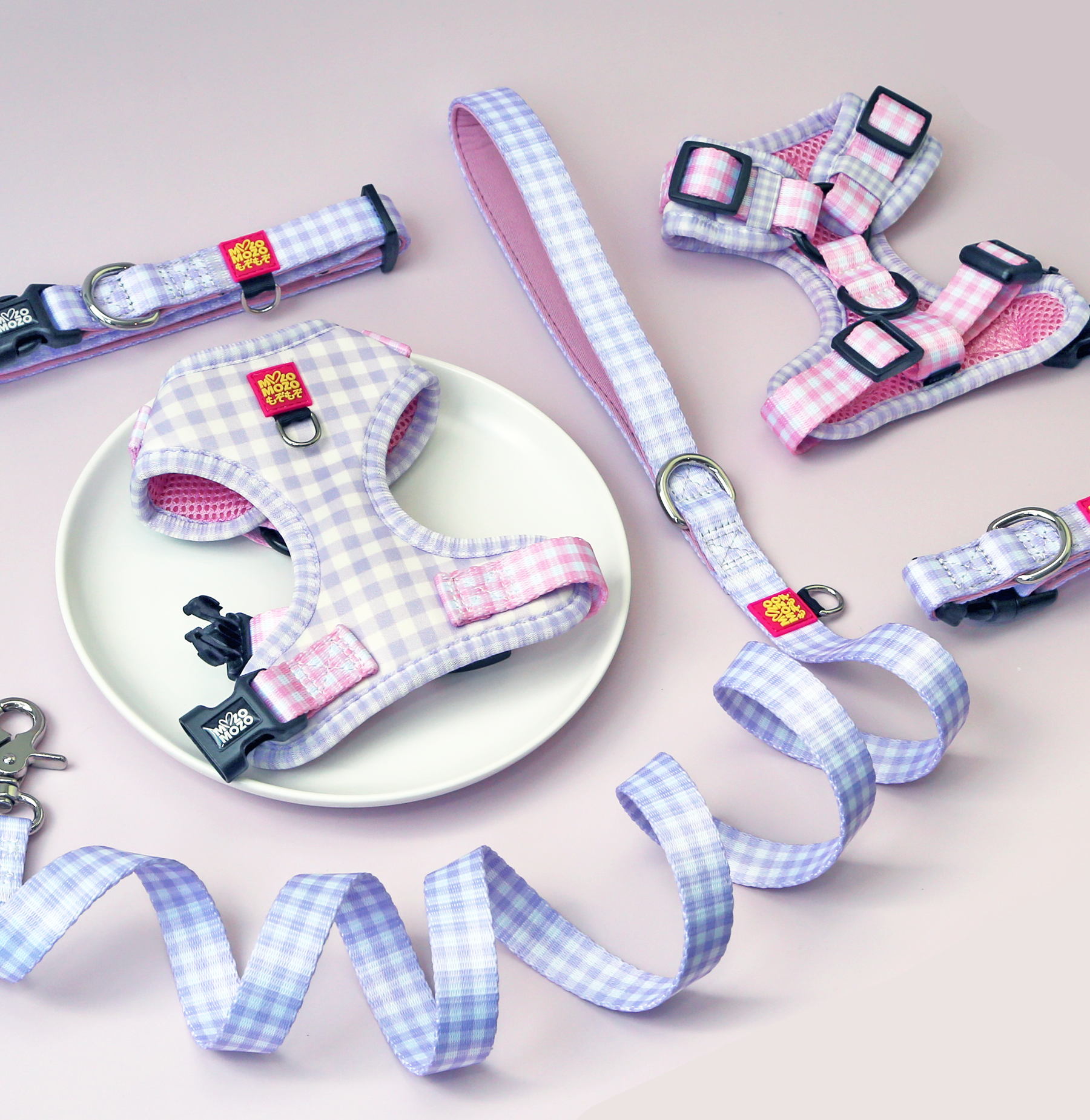 MozoMozo Barby Gingham Leash