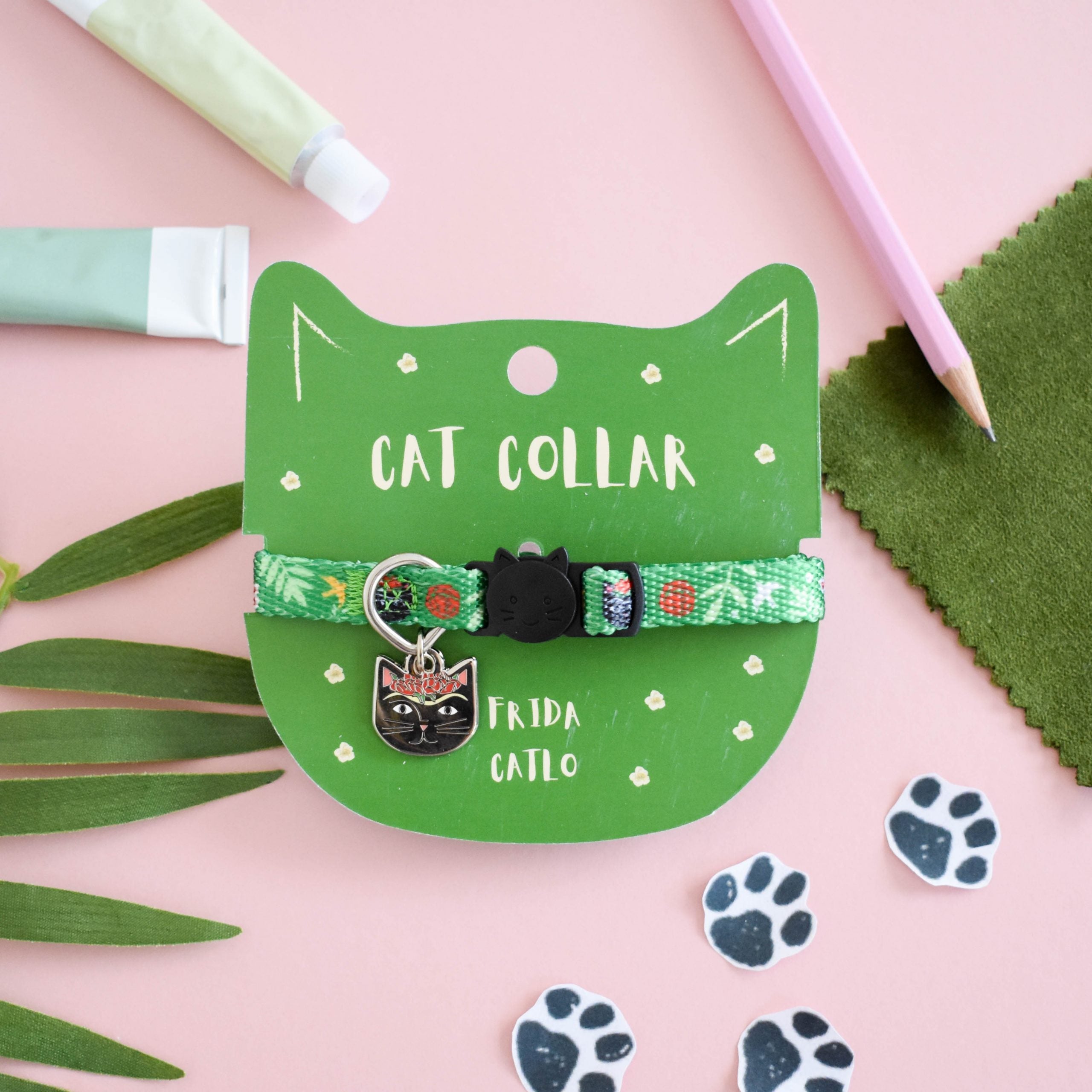 Niaski Frida Catlo Artist Cat Collar