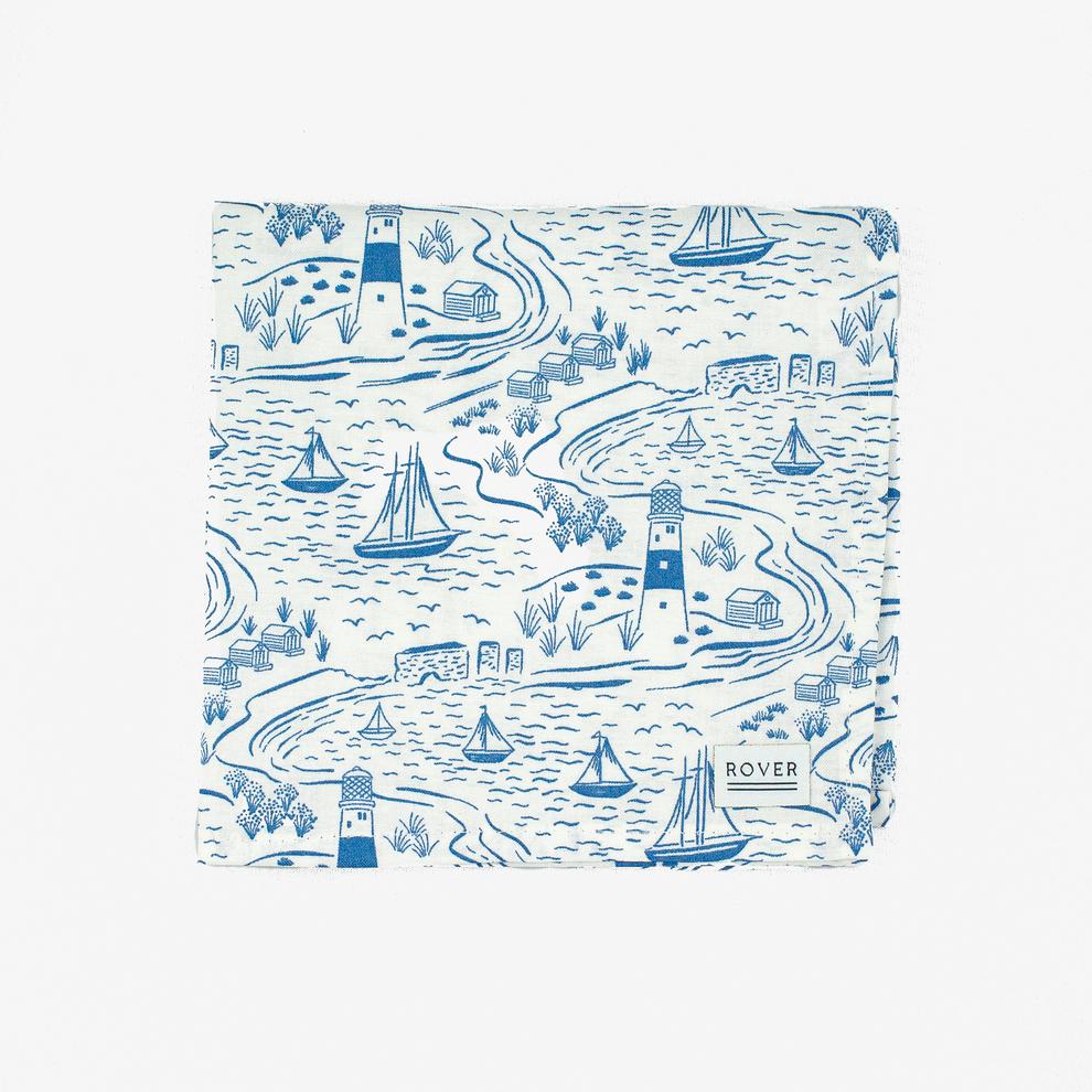 The Rover Boutique Seaside Ivory Bandana