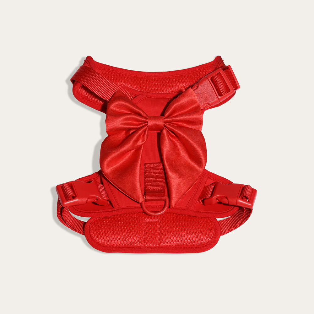 Furry Muse Wander! Bow Harness Cherry