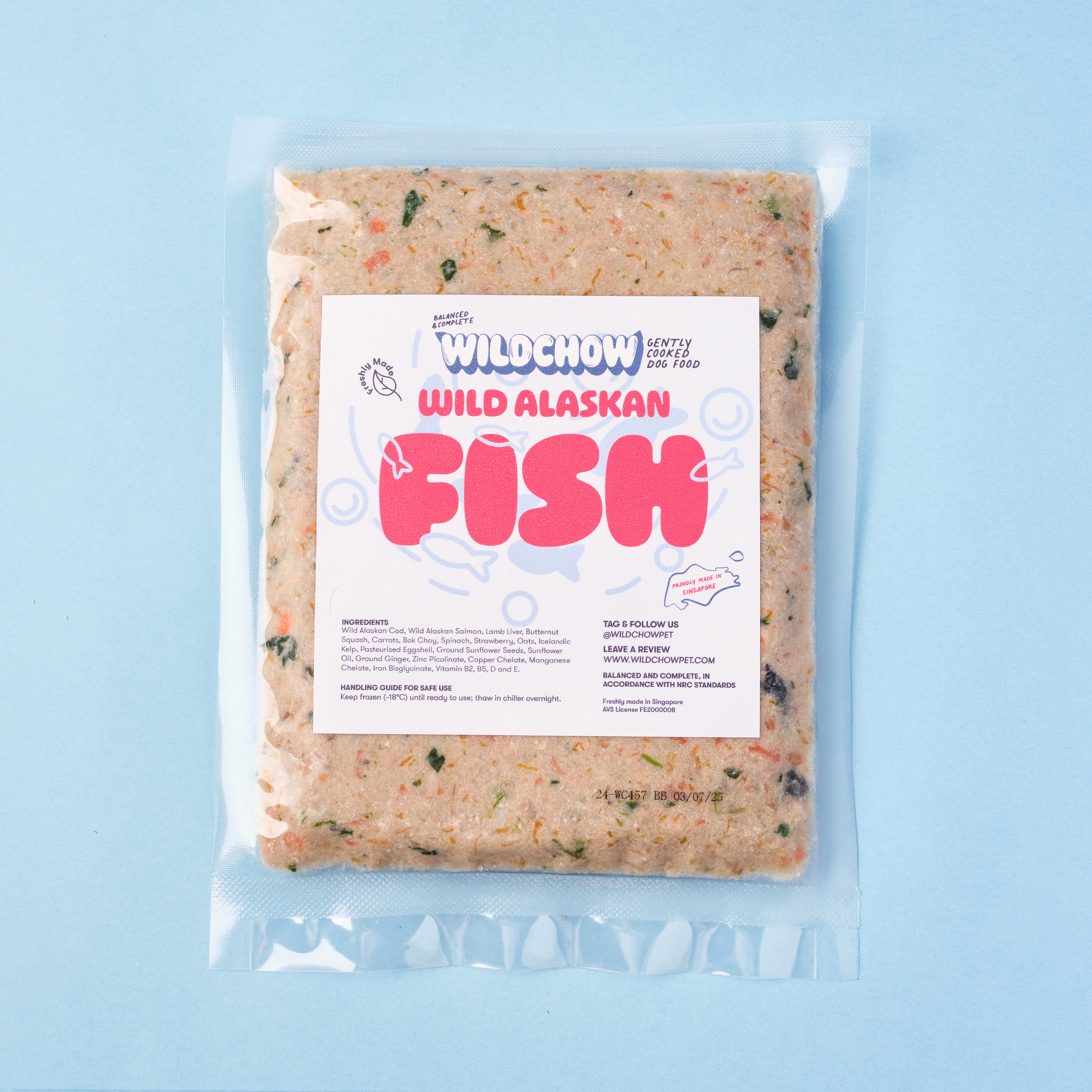 Wildchow Alaskan Fish Cooked Food