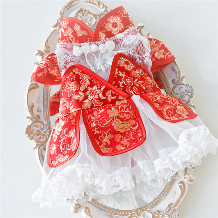 The Collective Fortune Blossom Dress | Red