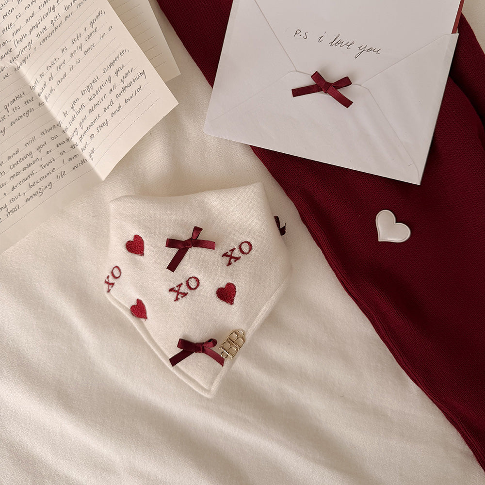 比利熊情书头巾