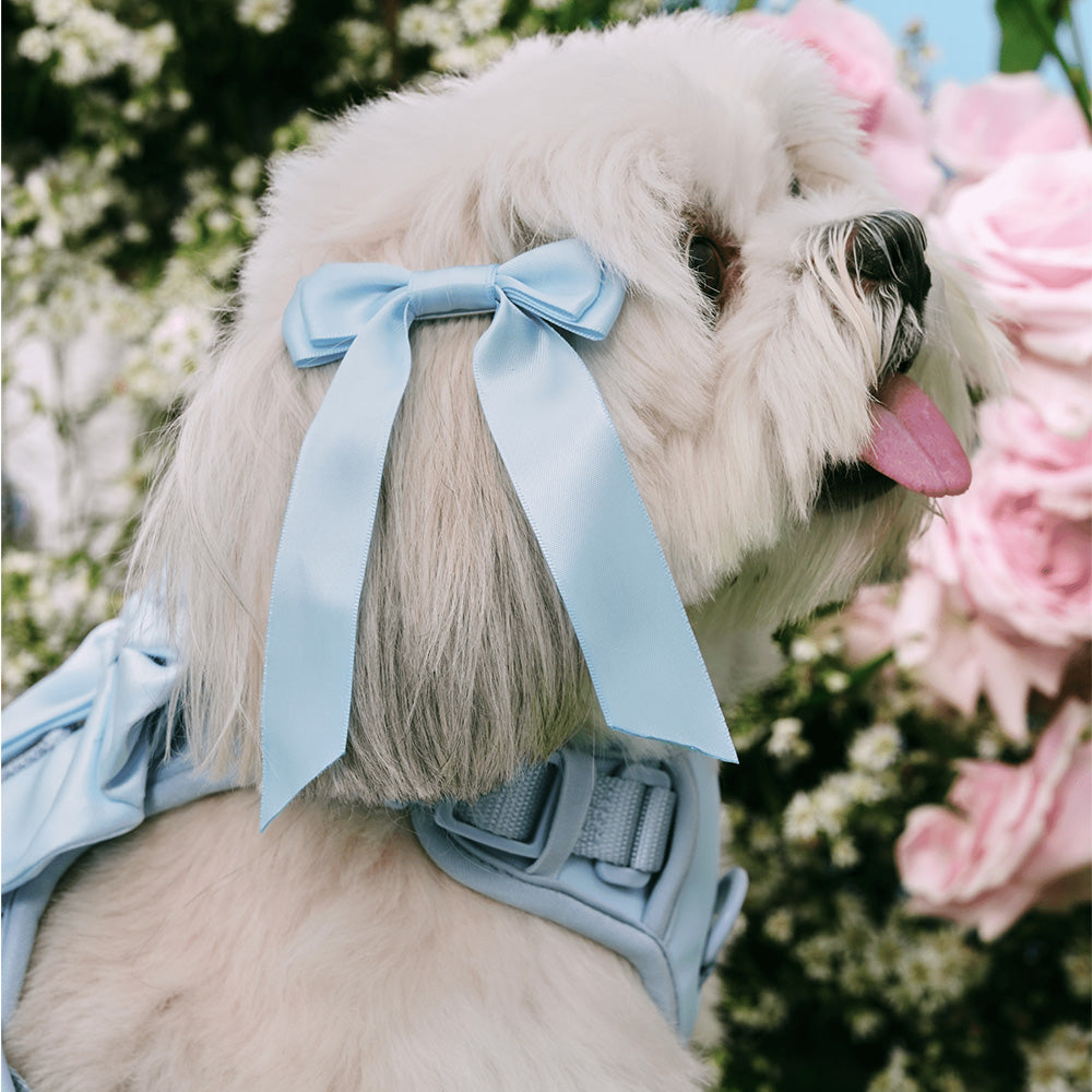Furry Muse Petite Bow Clips Sky