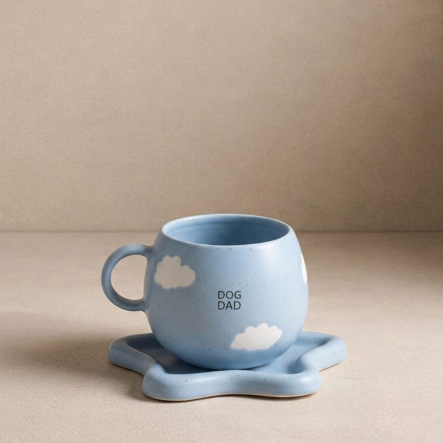 Egg Back Home Dog Dad Cloud Mug