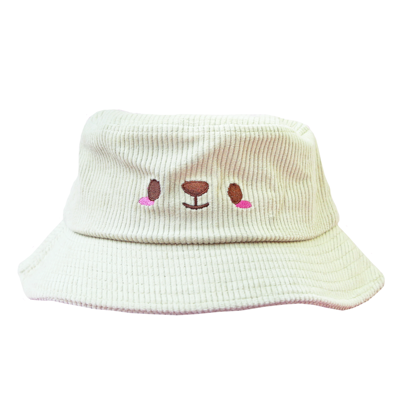 MozoMozo Oatmeal Kuma Bucket Hat