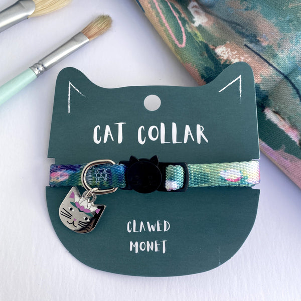 Niaski Clawed Monet Artist Cat Collar