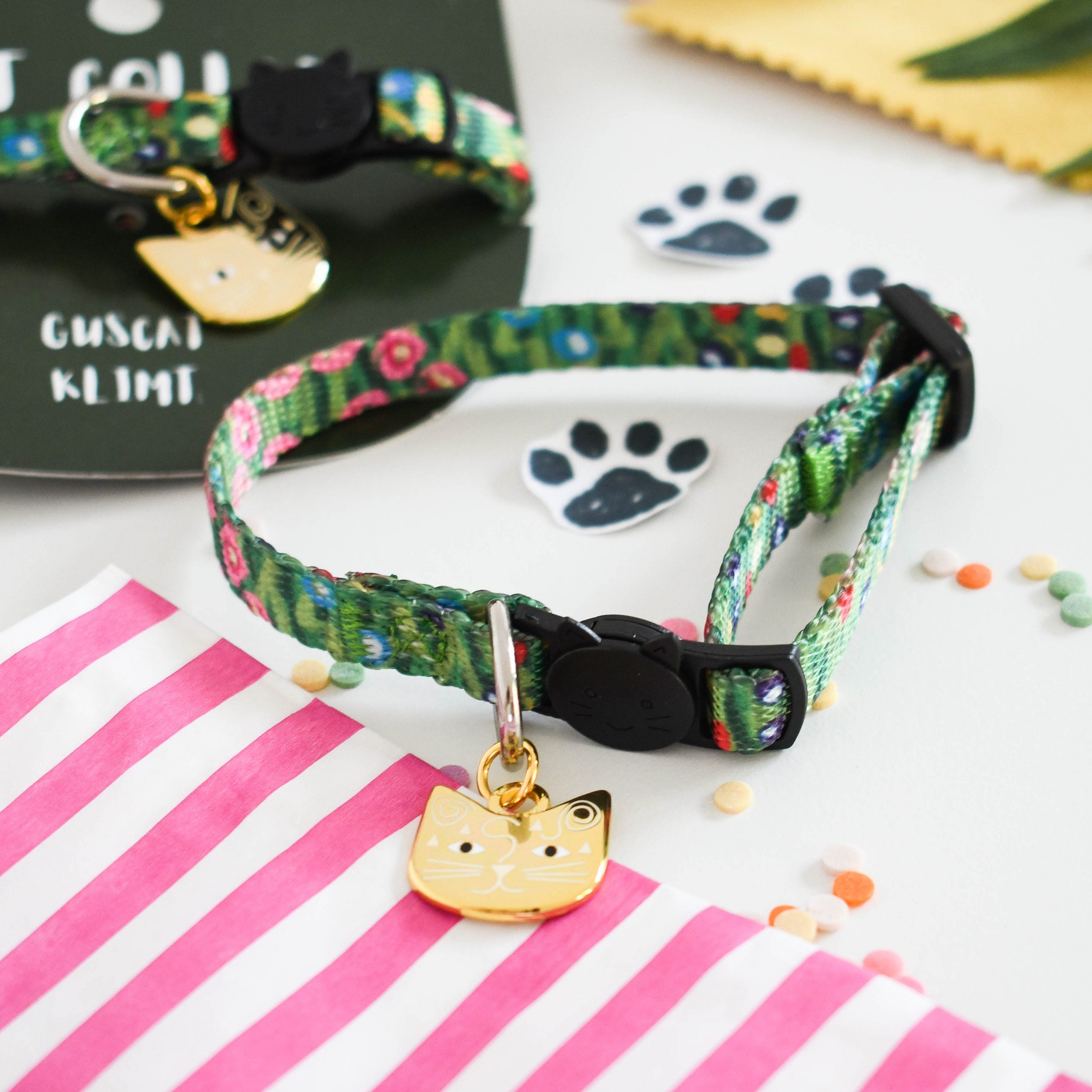 尼亚斯基·古斯卡特·克里姆特艺术家猫项圈