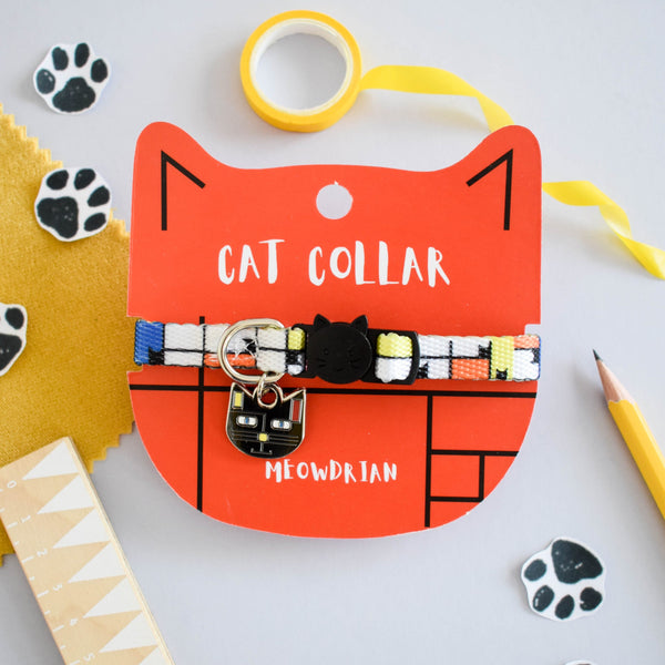 Niaski Meowdrian Artist Cat Collar