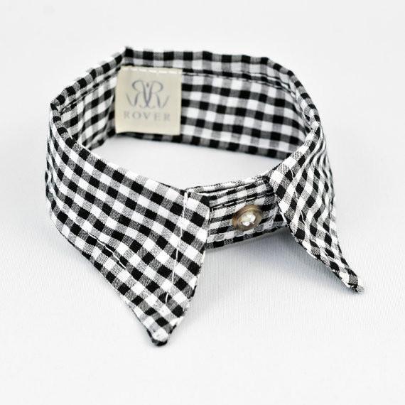 The Rover Boutique Gingham Pointed Collar